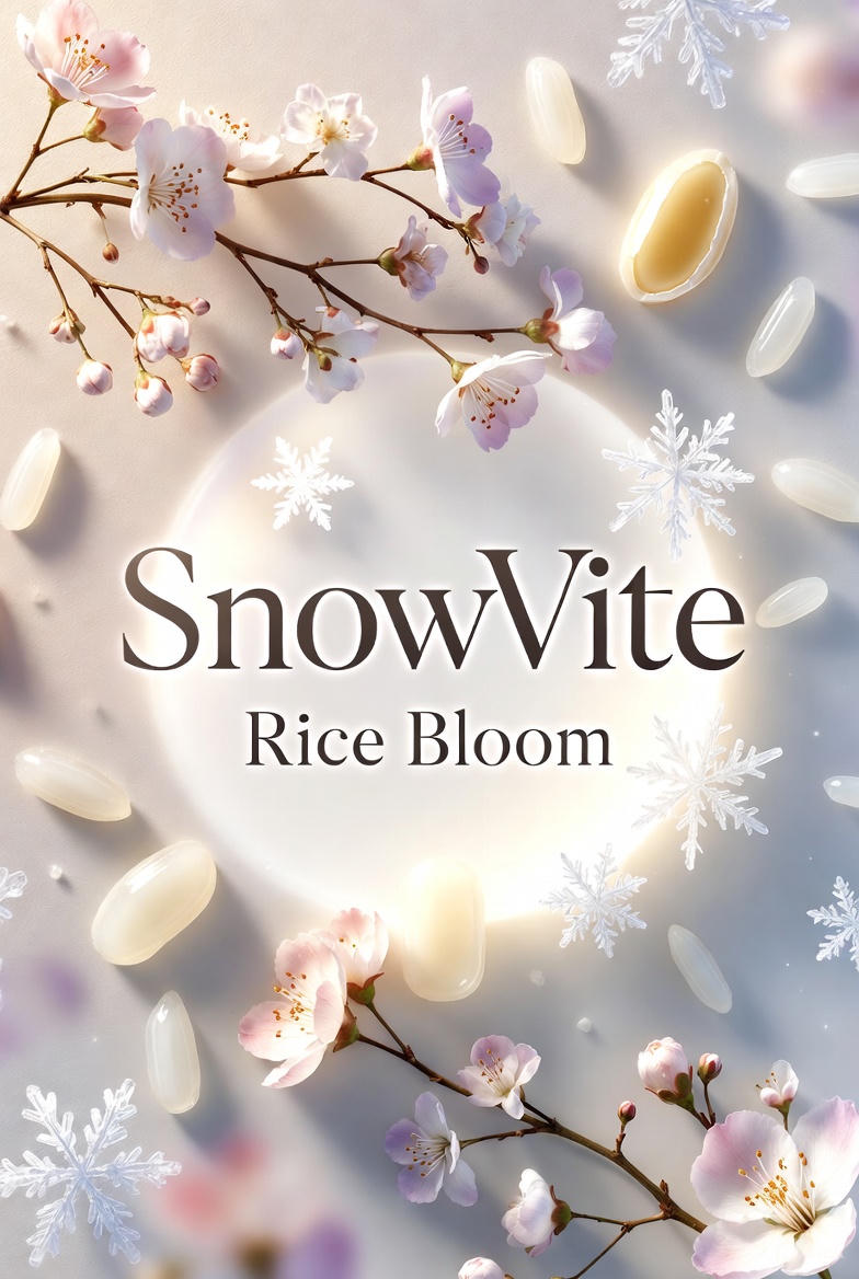 SnowVite Rice Bloom