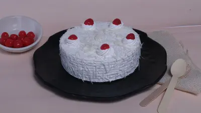 white forest cake