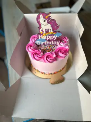 Unicorn theme cake