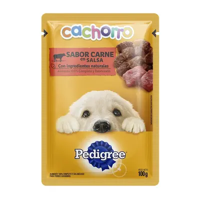 Pedigree Cachorro En Salsa Sabor Carne