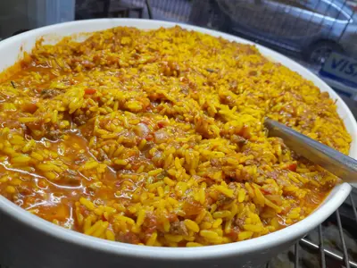 Cazuela de arroz con pollo