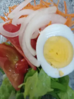 Guarnición de ensalada.