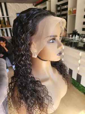 20" full frontal wig waterwave