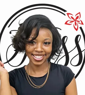 Free flowers pixie wig